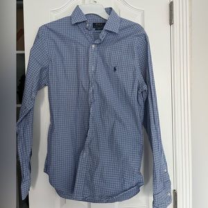 Navy Ralph Lauren Button Down. Size M